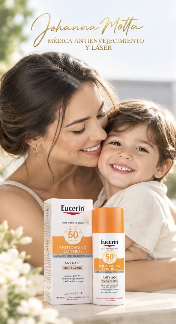 Protector Solar Eucerin Anti Edad Tono Claro · Imagen 1
