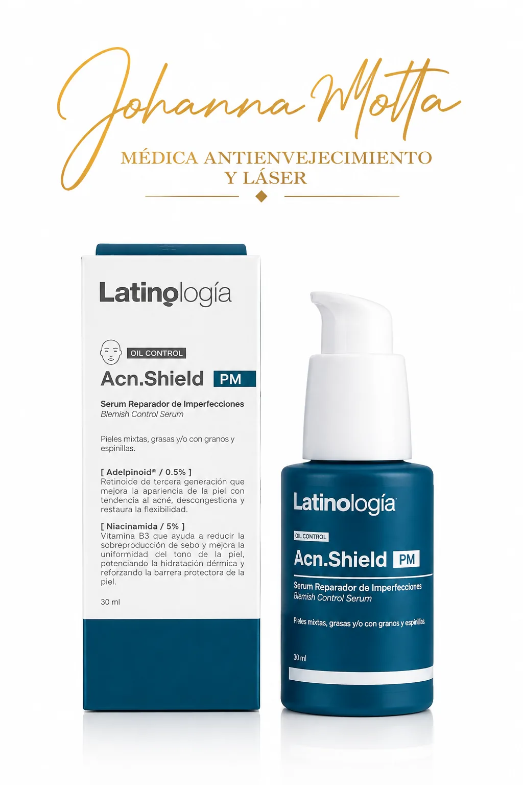 Latinologia Acn.Shield Pm Serum Reparador de imperfecciones. · Imagen 3