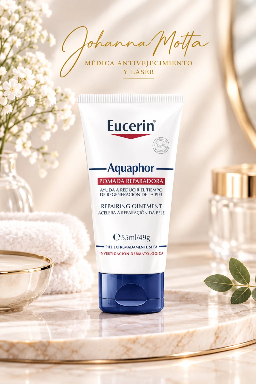 Pomada Reparadora Eucerin Aquaphor Frasco X 55Ml · Imagen 1